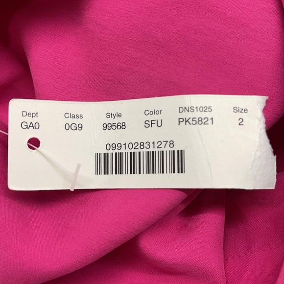 J. Crew NWT Pink 100% Silk Pocket blouse Size 2 - Picture 9 of 10